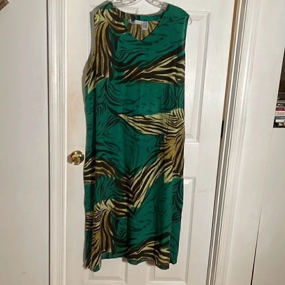 Floral Vintage La Cera Midi Shift Dress